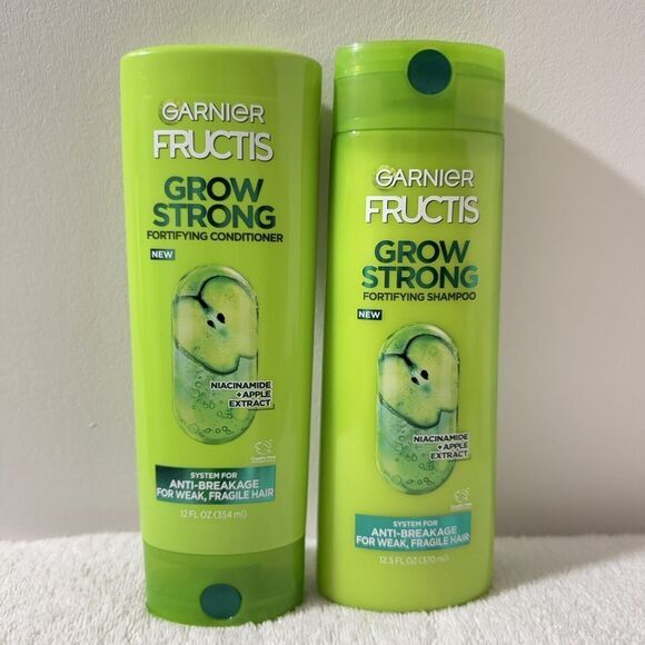 Garnier Fructis GROW STRONG+biotin-C thickening shampoo & Condition 2 Pk 12.5 FL - Picture 1 of 1
